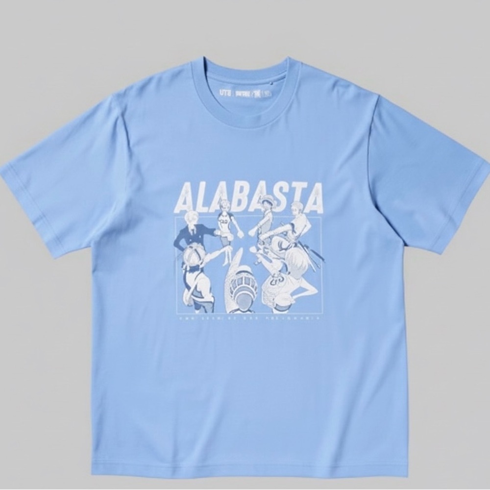 Uniqlo Light Blue Alabasta Tee